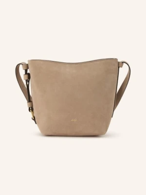 Abro Torba Na Ramię Cosmo Medium Z Woreczkiem beige