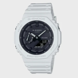 G-SHOCK Absolute Toughness GA-2100-7AER uniseks Zegarki biały rozmiar Akcesoria
