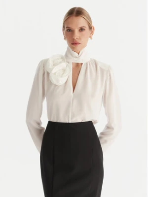 ACCESS FASHION Bluzka 54-2063-171 Biały Regular Fit