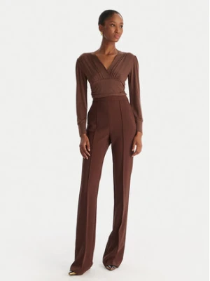 ACCESS FASHION Body 54-2018-324 Brązowy Slim Fit