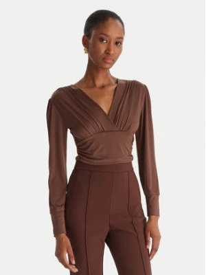 ACCESS FASHION Body 54-2018-324 Brązowy Slim Fit