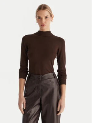 ACCESS FASHION Golf 54-8074 Brązowy Slim Fit