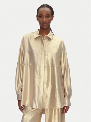 ACCESS FASHION Koszula 53-7016-922 Złoty Loose Fit