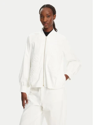 ACCESS FASHION Kurtka bomber 53-1039-886 Biały Regular Fit