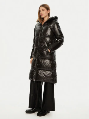 ACCESS FASHION Płaszcz zimowy 44-9109 Czarny Regular Fit