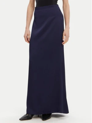 ACCESS FASHION Spódnica maxi 53-6023-147 Granatowy Regular Fit