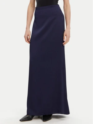ACCESS FASHION Spódnica maxi 53-6023-147 Granatowy Regular Fit