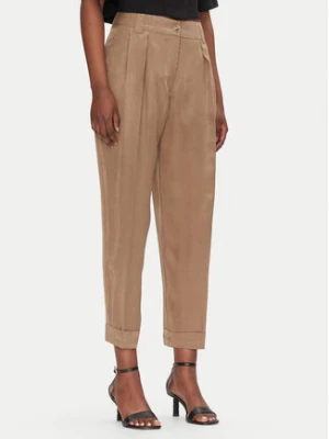 ACCESS FASHION Spodnie materiałowe 53-5025-235 Zielony Regular Fit