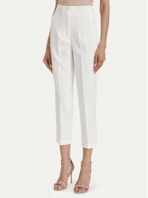 ACCESS FASHION Spodnie materiałowe 63-5132-135 Biały Regular Fit