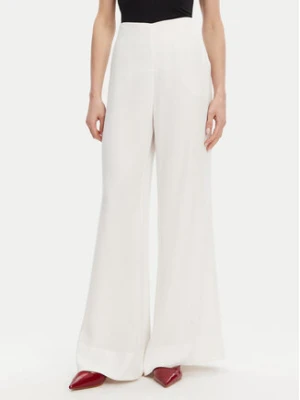 ACCESS FASHION Spodnie palazzo 53-5136-117 Biały Regular Fit