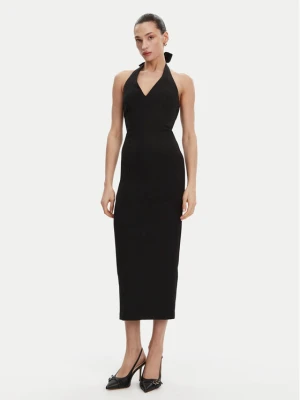 ACCESS FASHION Sukienka koktajlowa 53-3403-218 Czarny Regular Fit