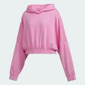 Acid-Wash Crop Hoodie Adidas