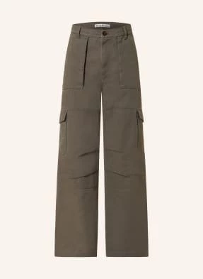 Acne Studios Bojówki Loose Fit gruen