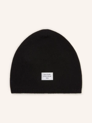 Acne Studios Czapka Z Kaszmiru schwarz CZARNY
