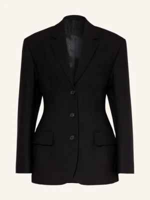 Acne Studios Długa Marynarka schwarz