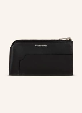 Acne Studios Etui Na Karty Z Kieszenią Na Monety schwarz