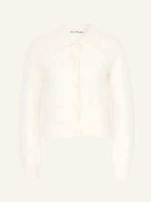 Acne Studios Kardigan Z Kaszmiru weiss ECRU