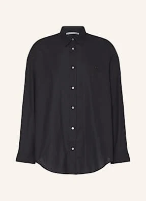 Acne Studios Koszula Z Piki Comfort Fit schwarz