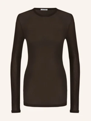 Acne Studios Koszulka Z Długim Rękawem braun