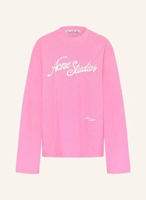 Acne Studios Koszulka Z Długim Rękawem rosa