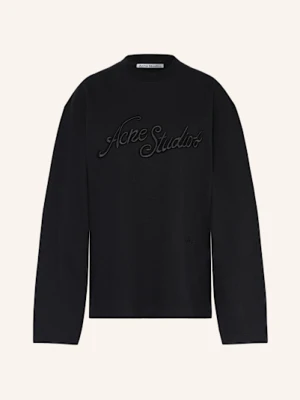 Acne Studios Koszulka Z Długim Rękawem schwarz