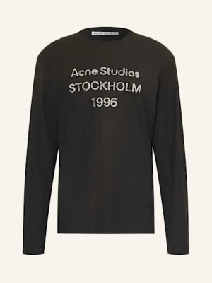 Acne Studios Koszulka Z Długim Rękawem schwarz