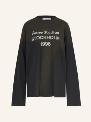 Acne Studios Koszulka Z Długim Rękawem schwarz