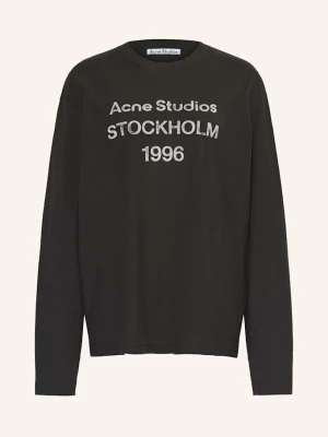 Acne Studios Koszulka Z Długim Rękawem schwarz
