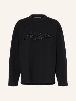 Acne Studios Koszulka Z Długim Rękawem schwarz CZARNY