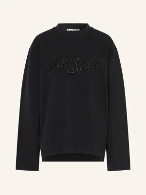 Acne Studios Koszulka Z Długim Rękawem schwarz CZARNY