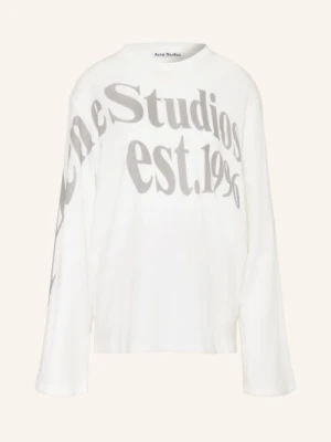 Acne Studios Koszulka Z Długim Rękawem weiss