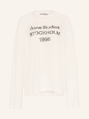 Acne Studios Koszulka Z Długim Rękawem weiss BIAŁY