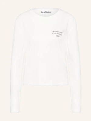 Acne Studios Koszulka Z Długim Rękawem weiss BIAŁY