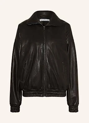 Acne Studios Kurtka Skórzana schwarz