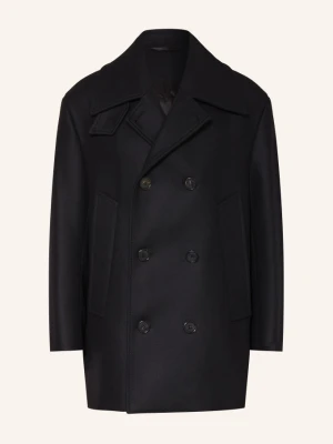 Acne Studios Płaszcz Bosmański schwarz CZARNY