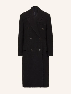 Acne Studios Płaszcz Wełniany schwarz