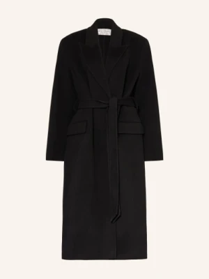 Acne Studios Płaszcz Wełniany schwarz