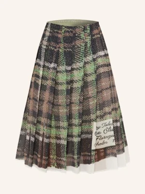 Acne Studios Plisowana Spódnica grau