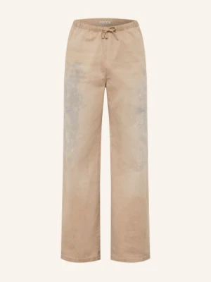 Acne Studios Spodnie O Regularnym Kroju beige