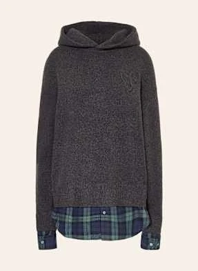 Acne Studios Sweter Z Dodatkiem Alpaki grau