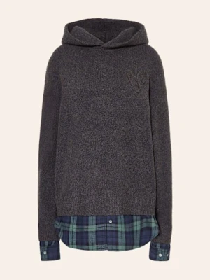Acne Studios Sweter Z Dodatkiem Alpaki grau
