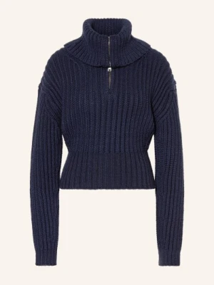 Acne Studios Sweter Z Golfem blau
