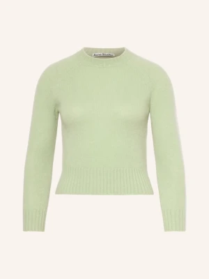 Acne Studios Sweter Z Kaszmiru gruen JASNOZIELONY