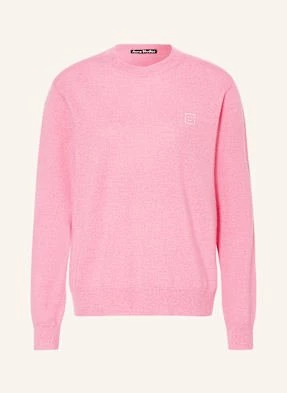 Acne Studios Sweter Z Ozdobnymi Kamykami rosa