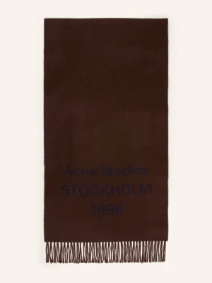 Acne Studios Szal braun brązowy