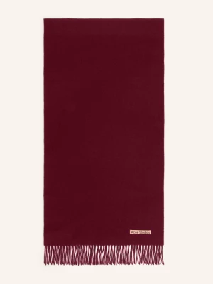Acne Studios Szal rot CIEMNOCZERWONY