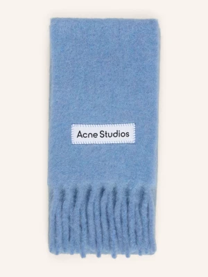 Acne Studios Szal Z Alpaki blau JASNONIEBIESKI