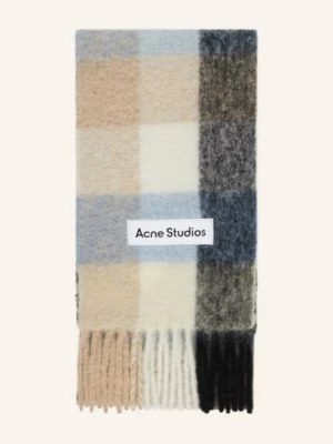 Acne Studios Szal Z Dodatkiem Alpaki blau
