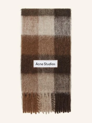 Acne Studios Szal Z Dodatkiem Alpaki braun