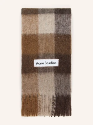 Acne Studios Szal Z Dodatkiem Alpaki braun brązowy